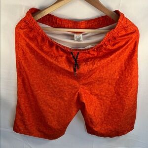 Wonder Nation Vibrant Orange Swim Trunks boys18